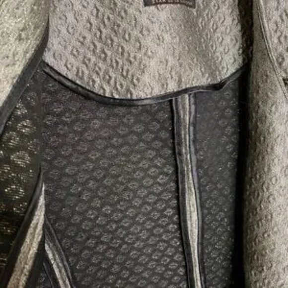 NWOT  Maison Scotch jacquard cropped blazer - Picture 6 of 7